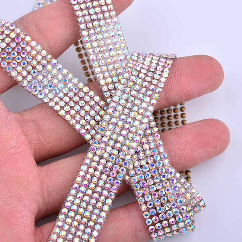 JUNAO สายรัดคริสตัล AB พลอยเที - Hotfix Rhinestone Sheet บทวิจารณ์และราคา