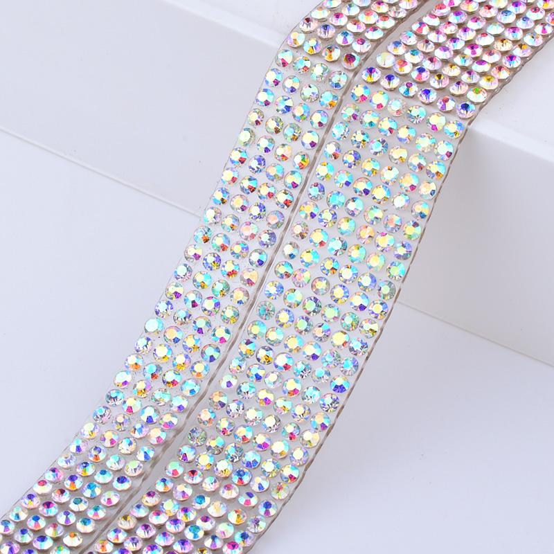 JUNAO สายรัดคริสตัล AB พลอยเที - Hotfix Rhinestone Sheet บทวิจารณ์และราคา