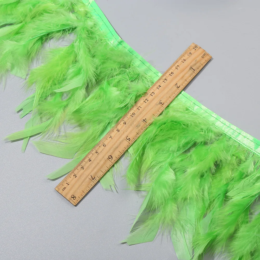 ขนไก่งวงยาว 10 เมตร ขนาด 15-20 - Feather Trim Marabou บทวิจารณ์และราคา
