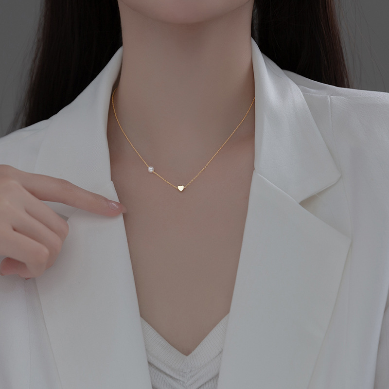 TrustDavis จริง 925 เงินสเตอร์ - Pearl Trim Chain บทวิจารณ์และราคา