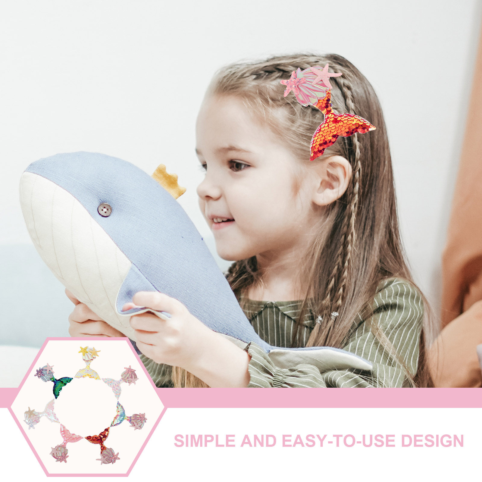 7 ชิ้น แผ่นปะผ้าลายเงือก สำหรั - Embellishment Crafts บทวิจารณ์และราคา