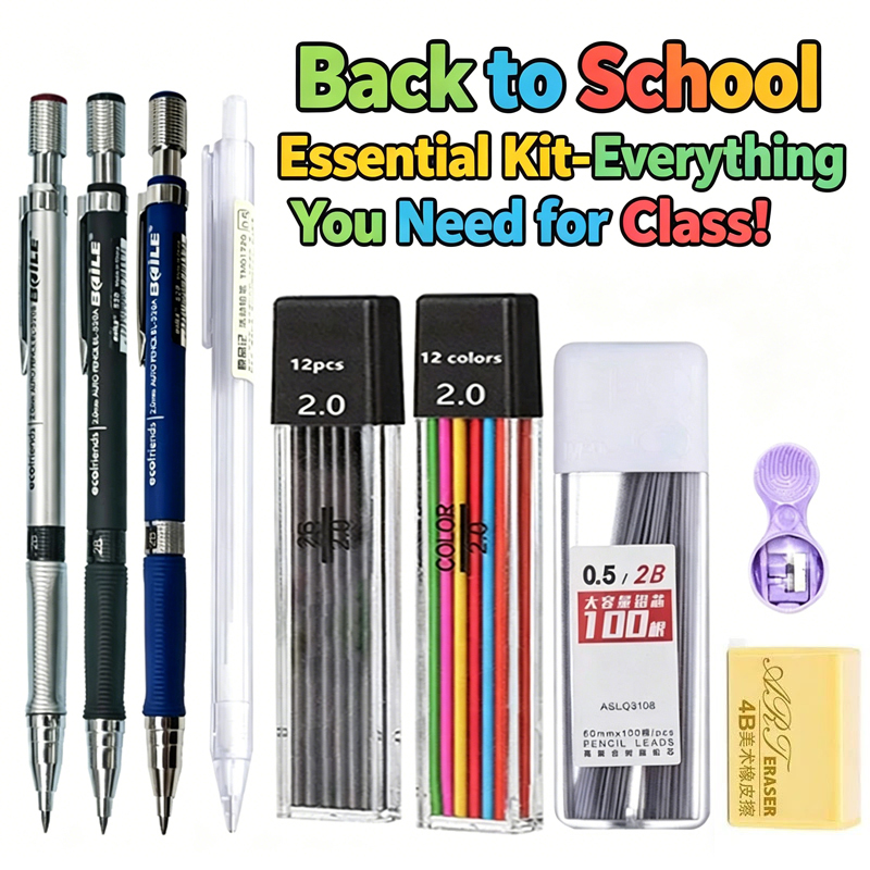 2-9PCS ชุดดินสอกด 2.0 มม. พร้อ - Staedtler Pencil Lumocolor บทวิจารณ์และราคา