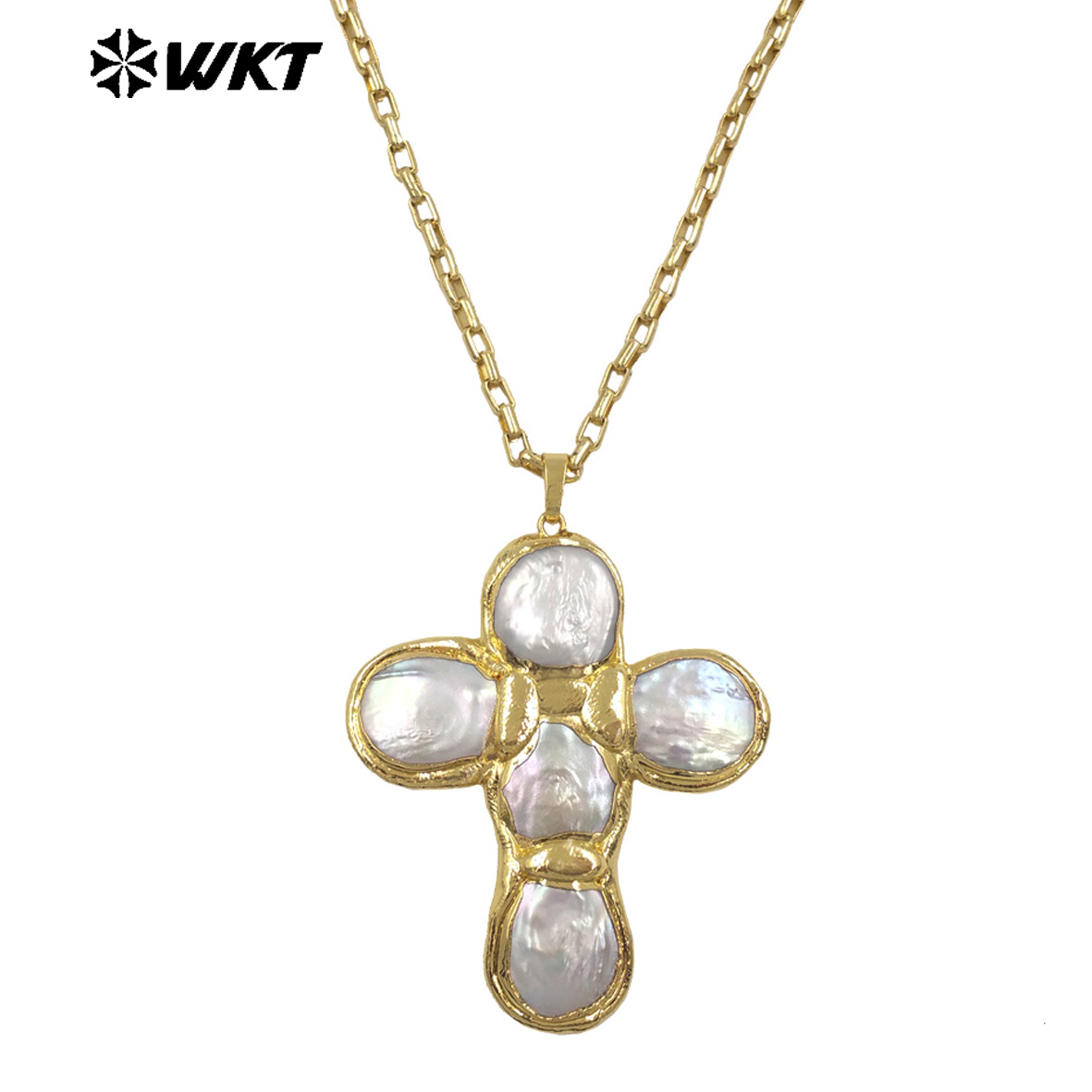 WT-JN349 สร้อยคอไข่มุกน้ำจืดธร - Pearl Trim Chain บทวิจารณ์และราคา