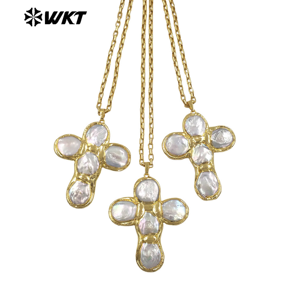 WT-JN349 สร้อยคอไข่มุกน้ำจืดธร - Pearl Trim Chain บทวิจารณ์และราคา