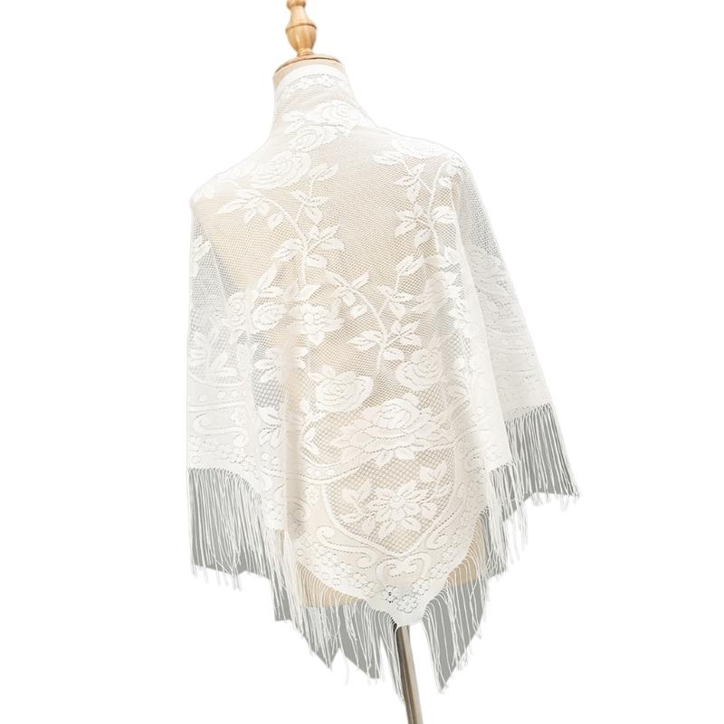652F ผ้าพันคอลูกไม้สไตล์กับพู่ - Tassel Fringe Trim บทวิจารณ์และราคา