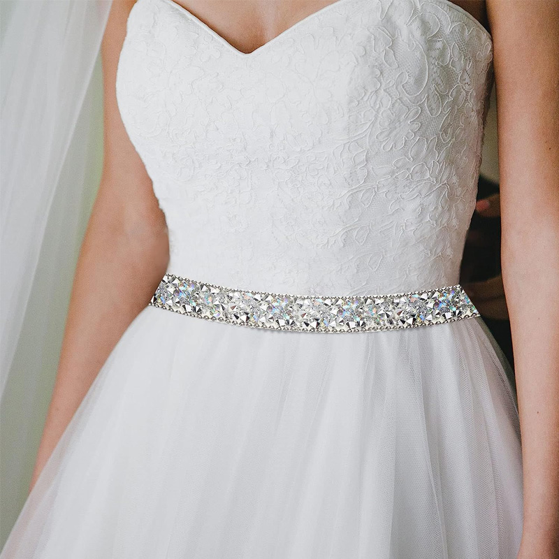 ริบบิ้นเรซิ่นประดับเพชร 1 หลา  - Hotfix Rhinestone Sheet บทวิจารณ์และราคา
