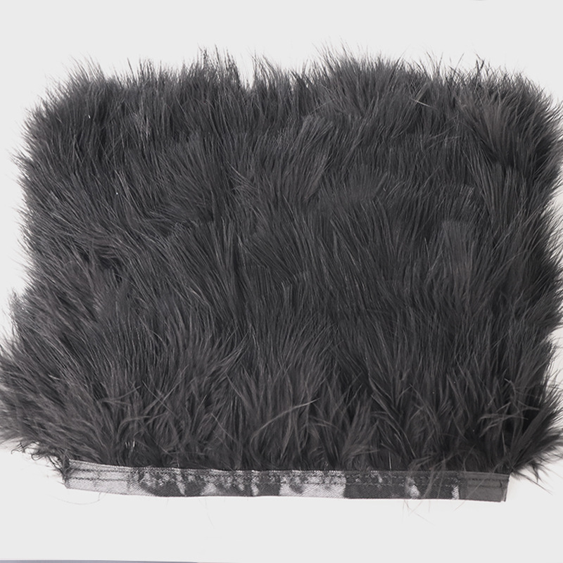 ขนไก่งวงสีดำขาว ขนาด 8-10 ซม.  - Feather Trim Marabou บทวิจารณ์และราคา