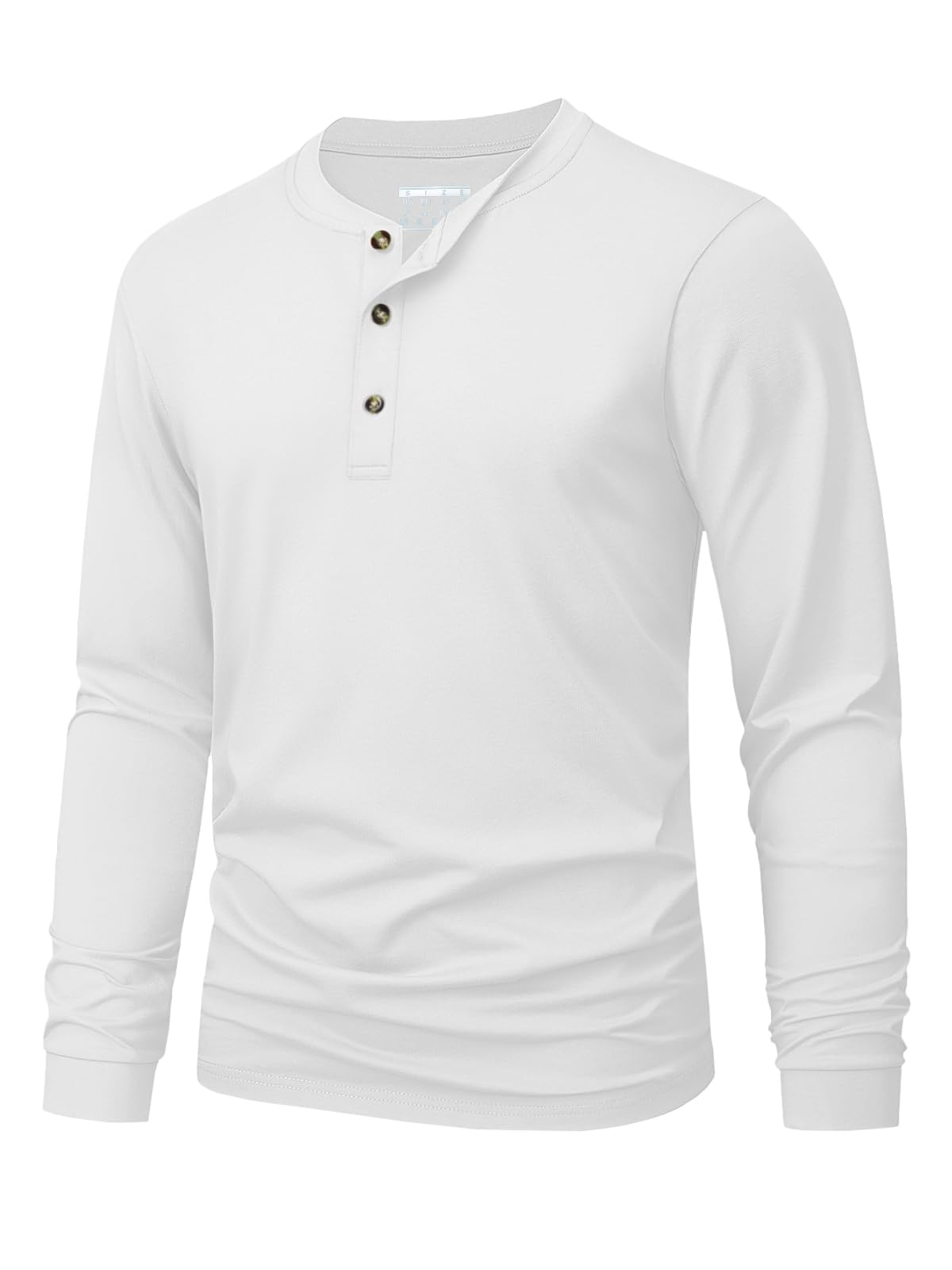 เสื้อยืดเฮนลีย์ผู้ชาย สีพื้นเร - Embellish Knit บทวิจารณ์และราคา