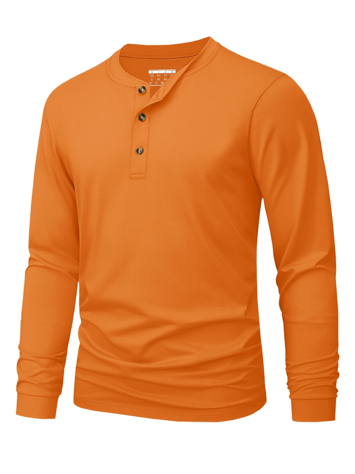เสื้อยืดเฮนลีย์ผู้ชาย สีพื้นเร - Embellish Knit บทวิจารณ์และราคา