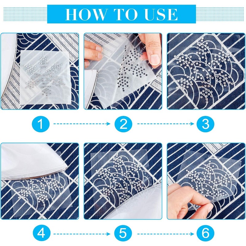 2 แผ่นเกล็ดหิมะเหล็กบน Rhinest - Hotfix Rhinestone Sheet บทวิจารณ์และราคา
